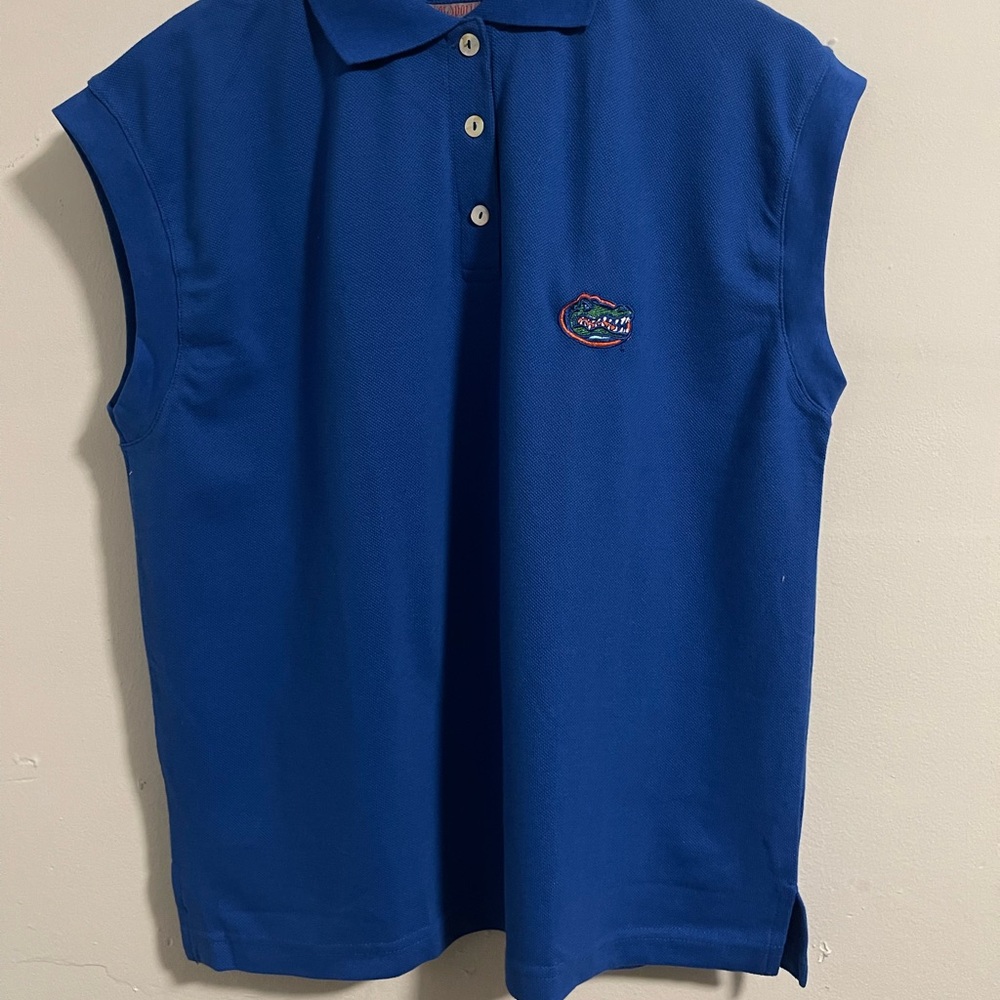 Florida Gatorsports Royal Blue Sleeveless Polo - Picture 6 of 6
